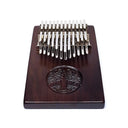 Kalimba Levensboom Amerikaans Zwart Walnotenhout 20x14cm 24 Toetsen