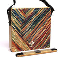Hluru Percussie Reiscajon Esdoorn Zebrano Multiplex Berken 30.5x29.5x7.3 cm