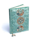 Notitieboek Maanfasen Fluweel Mint 20x15 cm