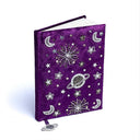 Notitieboek Fluweel Galaxy Paars 20x15 cm