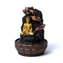 Boeddha Waterfontein Met Lotus Polyresin Met LED-licht 19,5x19,5x27 cm
