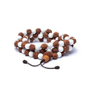 Mala Rudraksha En Schelp 108 Kralen 0.8 Cm