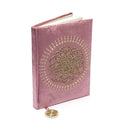 Notitieboek Bloem Des Levens Fluweel Oudroze 20x15 cm