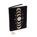 Notitieboek Fluweel Met Maanfasen Zwart 20x15 cm