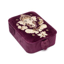 Sieraden Tarotdoos Fluweel Paars Met Ganesha 11x15,5x5 Cm