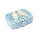 Sieraden Tarotdoos Fluweel Blauw Met Engelenvleugels 11 x 15,5 x 5 cm
