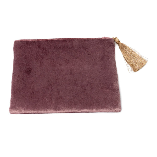 Etui Fluweel Roze Met Godin 20x15 cm