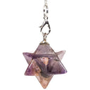 Amethist Merkaba Pendel Edelsteen 3 cm