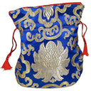 Brokaattasje Lotus Blauw