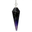 Pendel Amethist Facet Geslepen Spitse Punt 3.5 cm