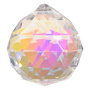 Regenboogkristal Bol Donker Parelmoer 4 cm