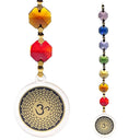 Feng Shui Kruinchakra Decoratie Hanger Glas Chakra Kleuren