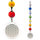 Feng Shui Bloem Des Levens Hanger Chakra Glas Messing