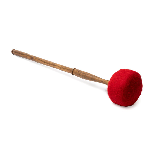 Klankschaalklepper XXL Hout Vilt Kop Ø10 cm Steel 70 cm