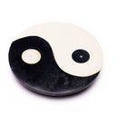 Wierookbrander Yin Yang Taoïsme Gepolijst Zeepsteen Zwart Wit