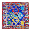 Klankschaal-Altaarkleed Boeddhistische Dubbele Dorje Brokaat 22 x 22 cm