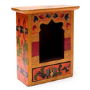 Altaar Met Lade Hout Handbeschilderd 16.5x22x14 Cm