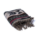 Meditatie Omslagdoek Nomad Bohemian Weefpatroon Aardetinten 200x100cm
