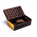 Wierookhars Rose-Amber in Houten Doosje
