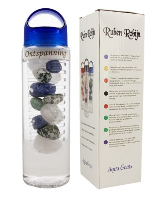 Ontspanning (Anti-stress) Aqua Gems drinkfles