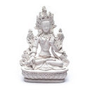 Tara Boeddha Beeld Witte Tara Wit 15 cm
