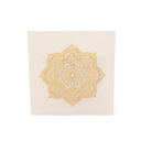 Sticker Mandala Metalen Verguld Goud 7cm
