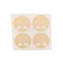 Metalen Sticker Levensboom Verguld 4x 4cm