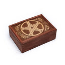 Tarotdoos Pentagram Sheesham Hout MDF