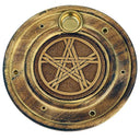 Wierook- En Kegelbrander Met Pentagram Decoratie Van Papri Hout