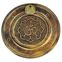 Wierook- En Kegelbrander Om Met Gegraveerde Ohm Decoratie