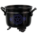Cauldron Heksenketel Blauw Pentagram Symbool