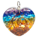 Orgon Hanger Hart Chakra Edelstenen Koper Acryl