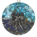 Orgonite Hanger Aartsengel Michaël Edelsteen Koper Acryl Rond