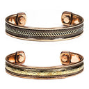 Armbanden Magnetisch Koper Set Van 2 Stuks ±7.5 cm