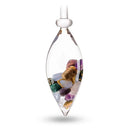 VitaJuwel Edelsteenstaaf 5 Elements Amethist Chalcedoon Versteend Hout Rozenkwarts Oceaan Jaspis 33 cm