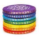 Klankschaalkussens 7 Chakra Polyester 14,5 cm Rond