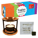 Aromafume Wierookblokjes Set Met Exotic Incense Diffuser En Kurken Onderzetter