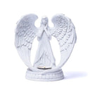 Kaarshouder Engel Polyresin ±14,5cm