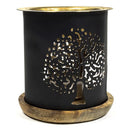 Aromafume Olieverdamper Boom Des Levens IJzer Hout Koper 8x9 cm
