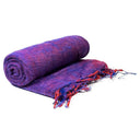 Meditatie Omslagdoek Violet 200 x 80 cm 70% Acrylwol 30% Katoen
