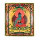 Medicijn Boeddha Thangka Paneel Handbeschilderd 66x52 cm