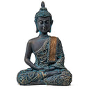 Boeddha Beeld Thais Mediterend Polyresin Zwart 10 x 6 x 15 cm
