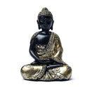 Meditatie Boeddha Polyresin Antieke Finish 16 cm
