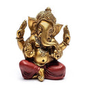 Ganesha Beeld Polyresin Goudkleurig 458 Gram Uit China