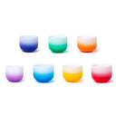 Set 7 Kristallen Klankschalen Chakra 432 Hz Gradient Design 20-35 cm