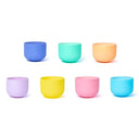 Set Van 7 Kristallen Klankschalen Chakra 432 Hz Macaron Design