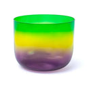 Kristallen Klankschaal Regenboog F-toon 432 Hz 20 cm