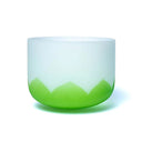 Kristallen Klankschaal Lotus Chakra 4 Anahata F-toon Groen 30 cm