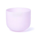 Kristallen Klankschaal Roze F-Toon 432 Hz Met Tas ±20 cm
