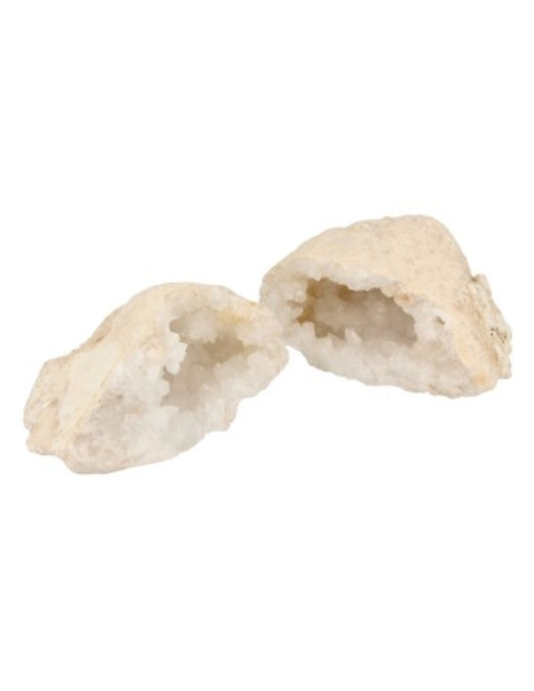 Bergkristal geode paar 7-10 cm